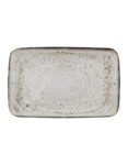 Πιατέλα Πορσελάνης παραλληλόγραμμη Carpaccio Brown Pepper 21×13 cm