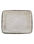 Πιατέλα Πορσελάνης παραλληλόγραμμη Carpaccio Brown Pepper 25×18 cm