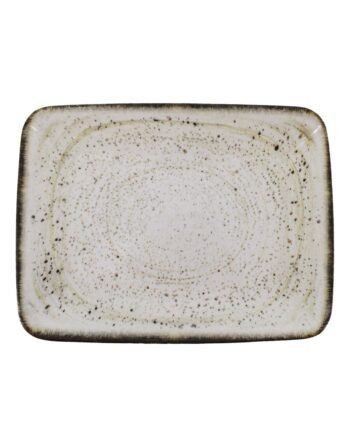 Πιατέλα Πορσελάνης παραλληλόγραμμη Carpaccio Brown Pepper 25x18 cm