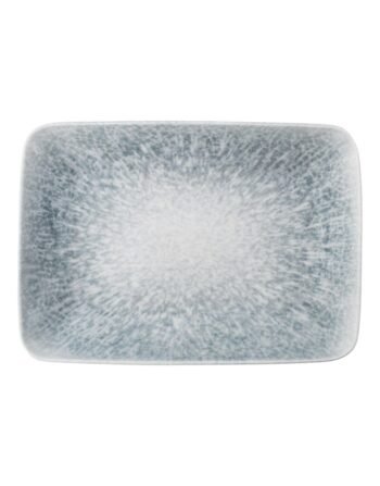 Πιατέλα Πορσελάνης παραλληλόγραμμη Carpaccio Grey Mist 21x13 cm