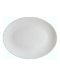 Πιατέλα Πορσελάνης οβάλ Coupe λευκή 30 cm