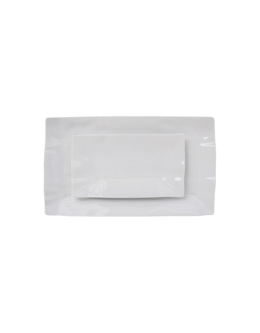 Πιατέλα Πορσελάνης ορθογώνια Organic λευκή 45x28 cm Πιατέλα Πορσελάνης ορθογώνια Organic λευκή 45x28 cm
