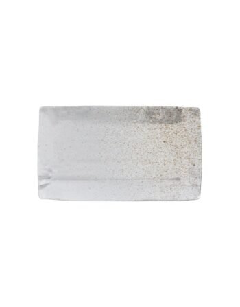 Πιατέλα Πορσελάνης Organic Silver Moon 45x28 cm