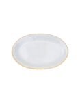 Πιατέλα οβάλ πορσελάνης Natural Beige 24 cm