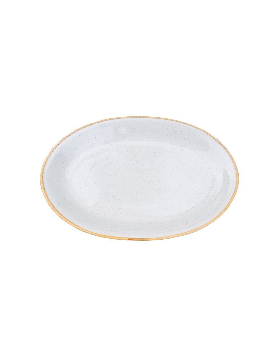 Πιατέλα οβάλ πορσελάνης Natural Beige 24 cm Πιατέλα οβάλ πορσελάνης Natural Beige 24 cm