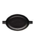 Πιατέλα Πορσελάνης οβάλ ρηχή Wings Black 30 cm x 17 cm