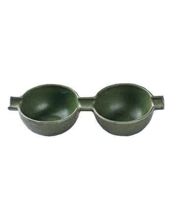 Μπωλάκι Πορσελάνης στρόγγυλο διπλό Wings Olive 23 cm x 8 cm