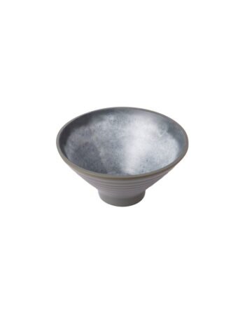 Μπωλ κωνικό μελαμίνης γκρι ανοιχτό 21.5x11 cm — κωδ. 12-273