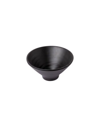 Μπωλ κωνικόμελαμίνης μαύρο 21.5x11 cm — κωδ. 12-271