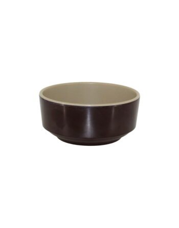 Μπωλ μελαμίνης pottery brown 11.5x5 cm / 305 ml — κωδ. 12-501