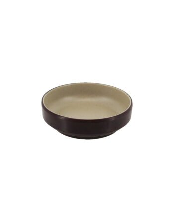 Μπωλ μελαμίνης pottery brown 8x2.5 cm — κωδ. 12-516