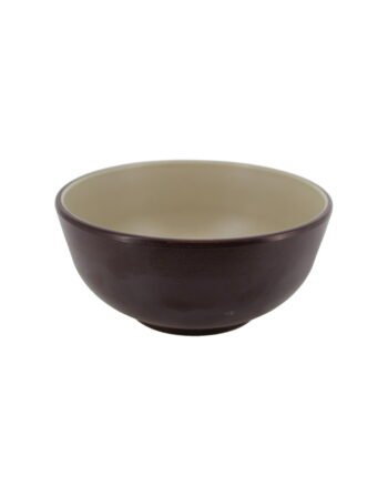 Μπωλ μελαμίνης στρογγυλό pottery brown 15.4x7.5 cm / 695 ml — κωδ. 12-508
