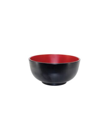 Μπωλ μελαμίνης στρογγυλό ψηλό crimson black 19.3x9.3 cm / 1536 ml — κωδ. 12-549