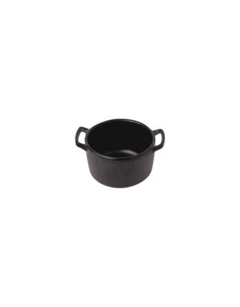 Μπωλ σκεύος μελαμίνης μαύρο 11.5x9x5.6CM/195 ml — κωδ. 12-370