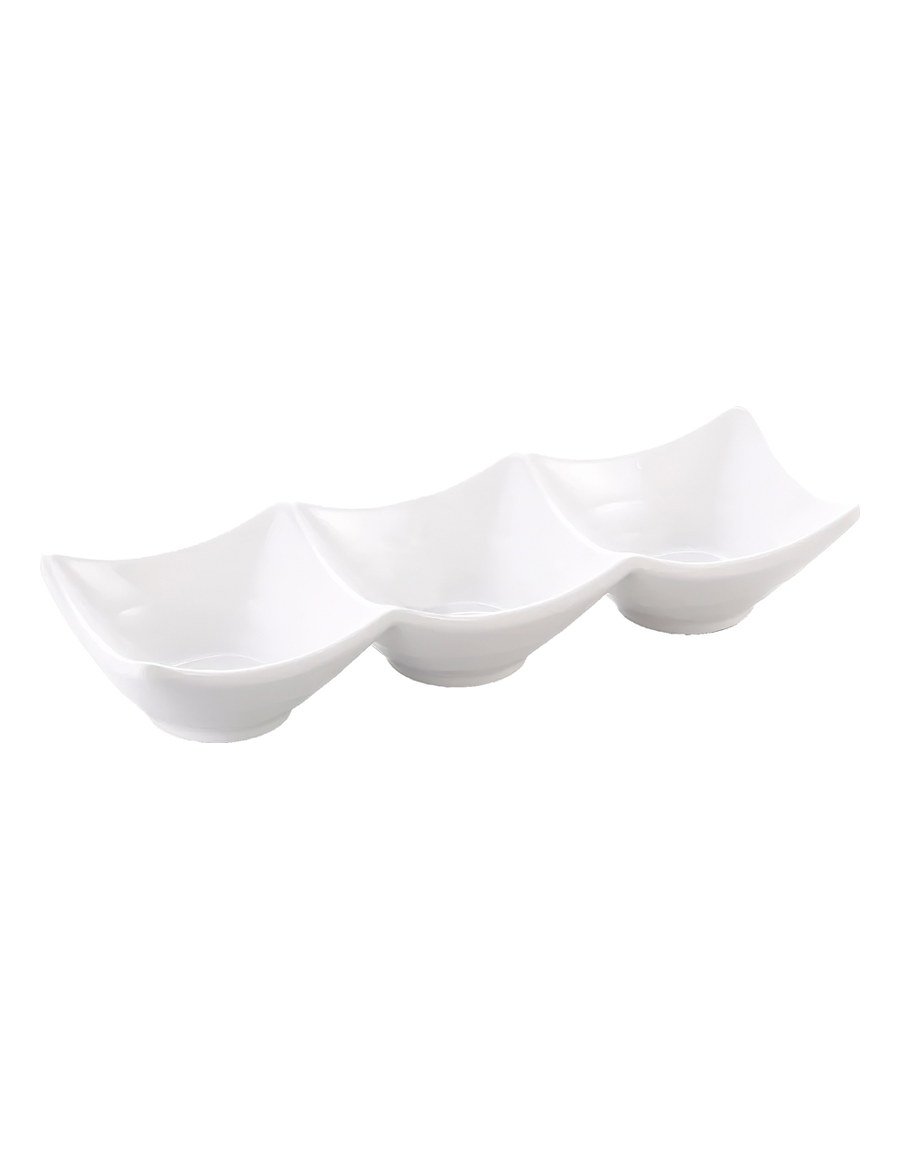 Μπωλάκι μελαμίνης τριπλό λευκό 24.5x8.5x4.1 cm Μπωλάκι μελαμίνης τριπλό λευκό 24.5x8.5x4.1 cm — κωδ. 12-556
