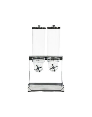 Διανεμητής δημητριακών διπλός Inox 2x3.5 lt — κωδ. 07-070