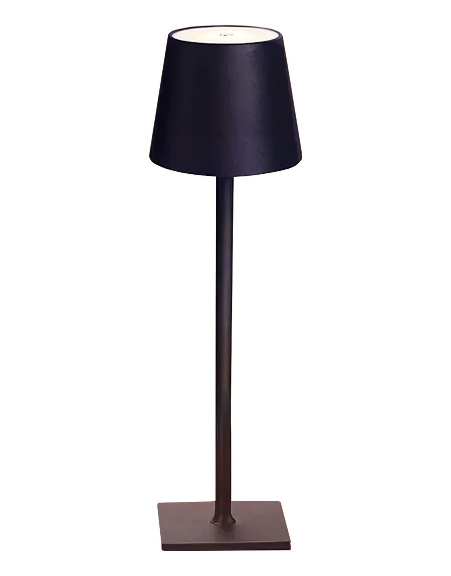 Επιτραπέζιο φωτιστικό επαναφορτιζόμενο black matte Φ 11x35 cm Επιτραπέζιο φωτιστικό επαναφορτιζόμενο black matte Φ 11x35 cm — κωδ. 09-805