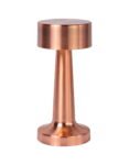 Επιτραπέζιο φωτιστικό επαναφορτιζόμενο rustic copper Φ 9×21 cm