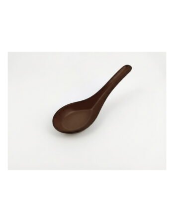 Κουτάλι μελαμίνης pottery brown 13.3x4.2 cm — κωδ. 12-504