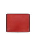 Πιατέλα μελαμίνης ορθογώνια crimson black 30×21.5×1.7 cm