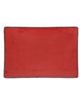 Πιατέλα μελαμίνης ορθογώνια crimson black 39.5x27x3.4 cm