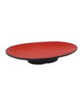Πιατέλα μελαμίνης οβάλ crimson black 22.9×12.3×4.3