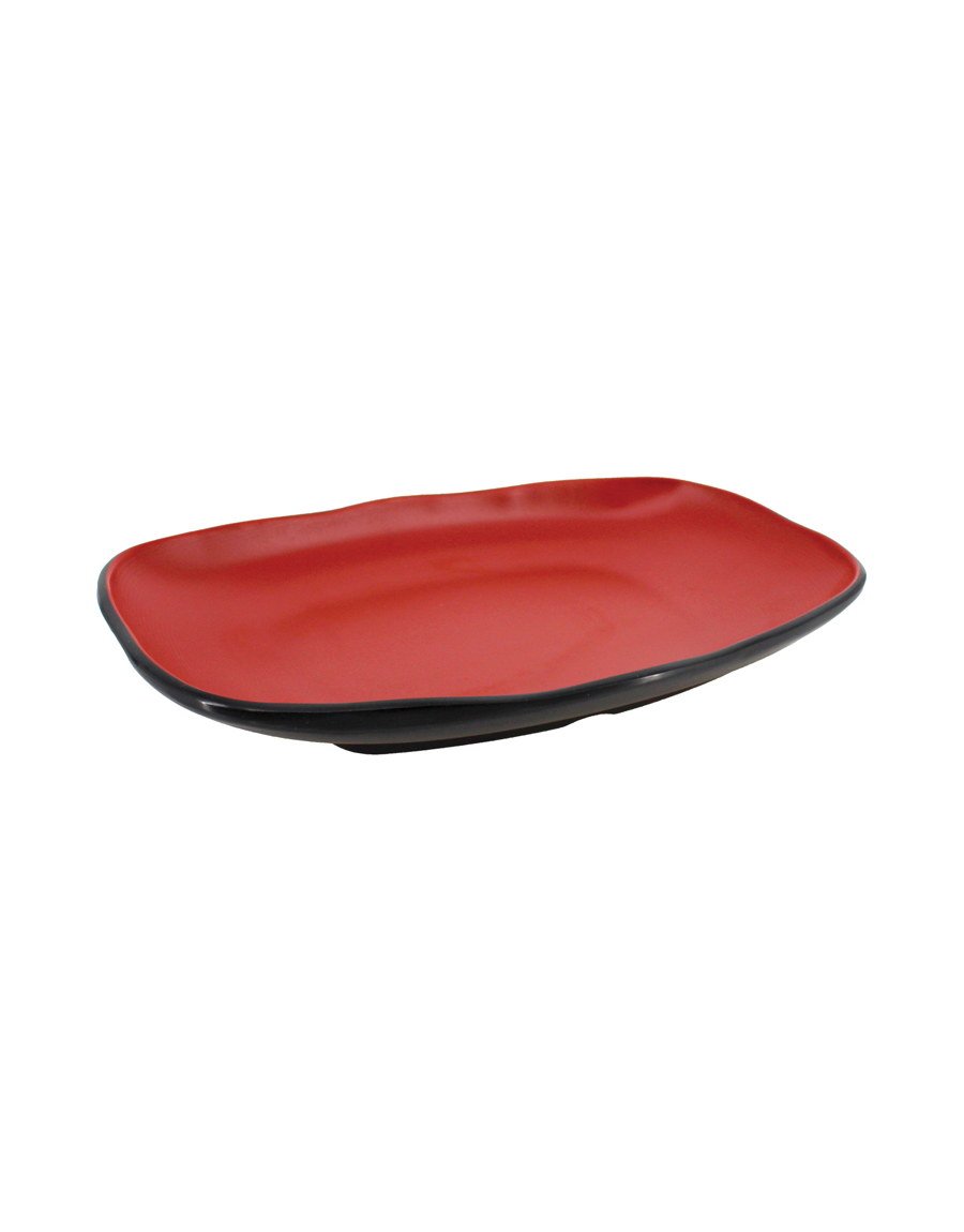 Πιατέλα μελαμίνης παραλληλόγραμμη crimson black 19.8x12.4x3 cm Πιατέλα μελαμίνης παραλληλόγραμμη crimson black 19.8x12.4x3 cm — κωδ. 12-535