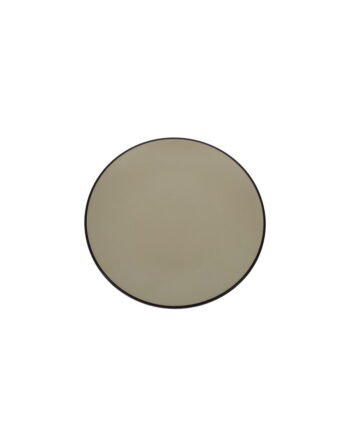 Πιατέλα μελαμίνης στρογγυλή pottery brown 32.9x2.8 cm — κωδ. 12-483
