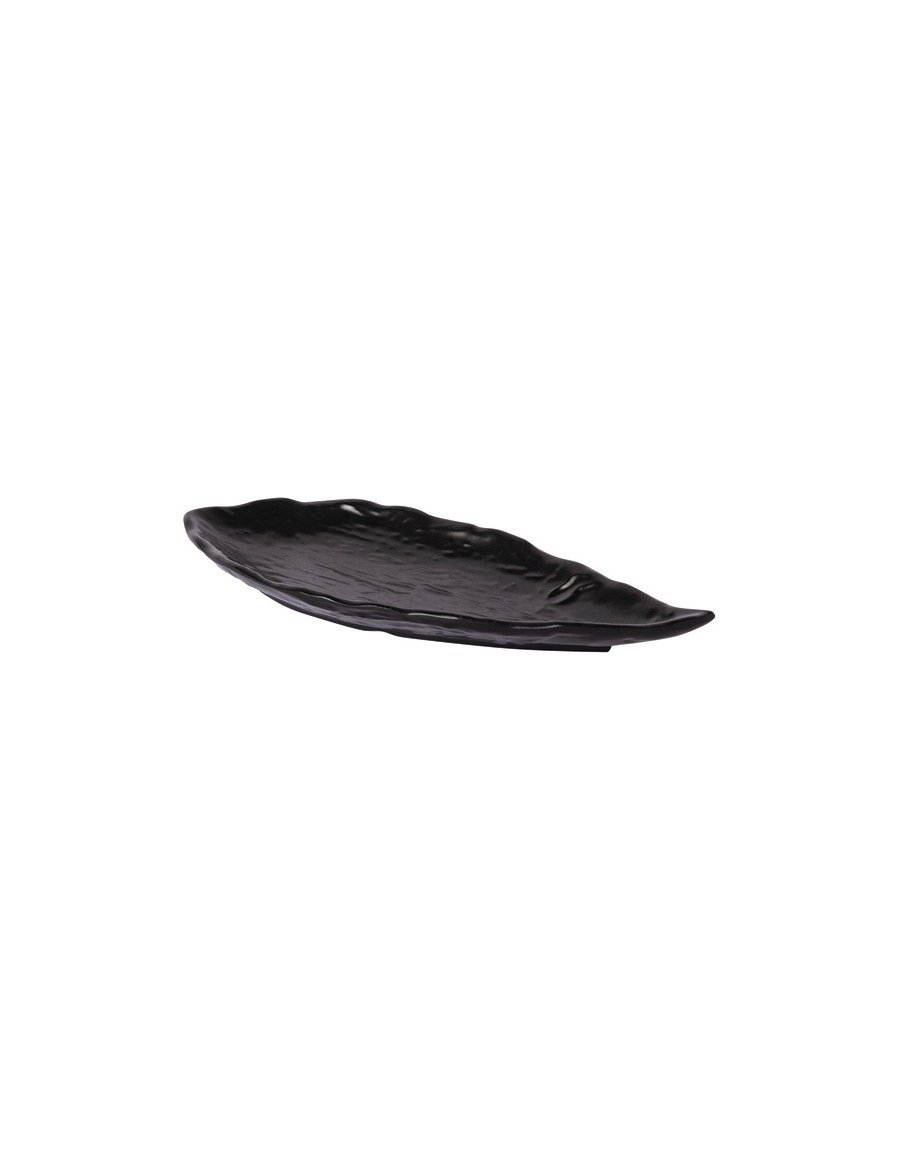 Πιάτο φύλλο μελαμίνης μαύρο 28x11x2.5 cm Πιάτο φύλλο μελαμίνης μαύρο 28x11x2.5 cm — κωδ. 12-348