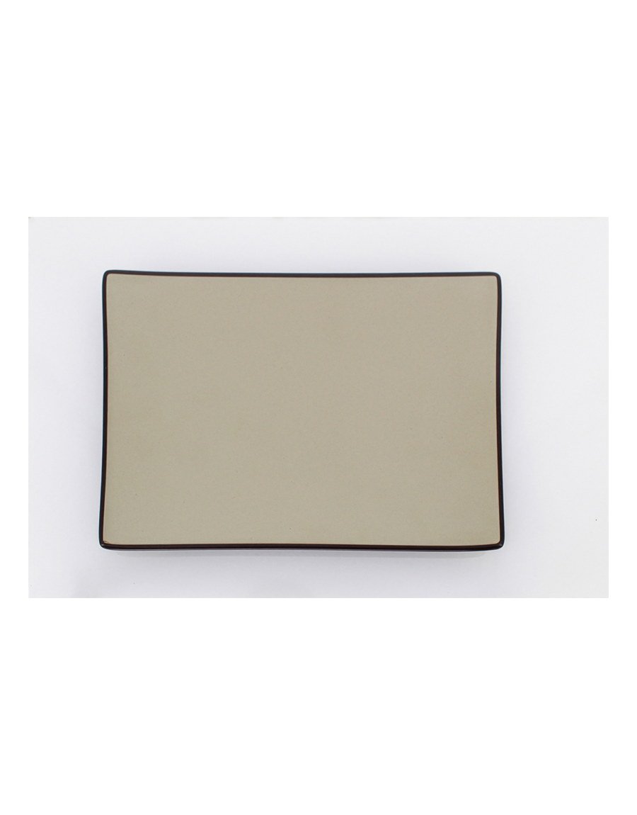 Πιάτο μελαμίνης pottery brown 39.5x27x3.4 cm Πιάτο μελαμίνης pottery brown 39.5x27x3.4 cm — κωδ. 12-484