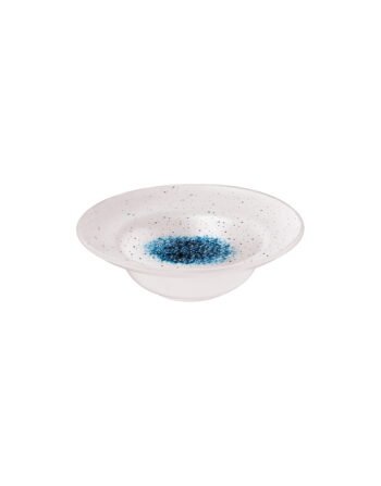 Πιάτο pasta μελαμίνης σχέδιο λευκό/μπλε 23x13.6x5 cm/600 ml — κωδ. 12-424