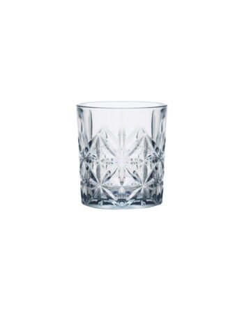 Ποτήρι σκαλιστό χαμηλό Crystal 230 ml — κωδ. 10-059