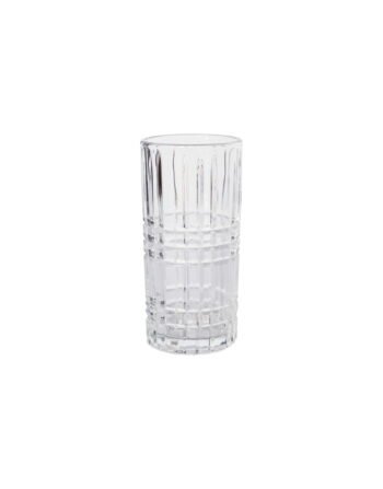 Ποτήρι σκαλιστό Lines ψηλό 385 ml — κωδ. 10-031