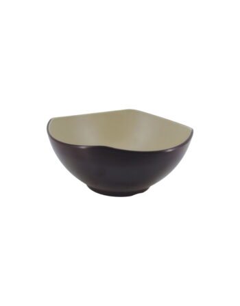Σαλατιέρα μελαμίνης pottery brown 16.4x16.4x7.5 cm / 790 ml — κωδ. 12-513