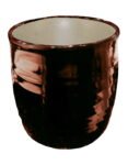 Σαλτσιέρα μελαμίνης pottery brown 9.8×10.5 cm