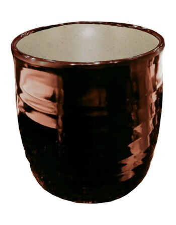 Σαλτσιέρα μελαμίνης pottery brown 9.8x10.5 cm — κωδ. 12-522