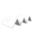 Βάση μελαμίνης κυματιστή λευκή 20x10x5 cm